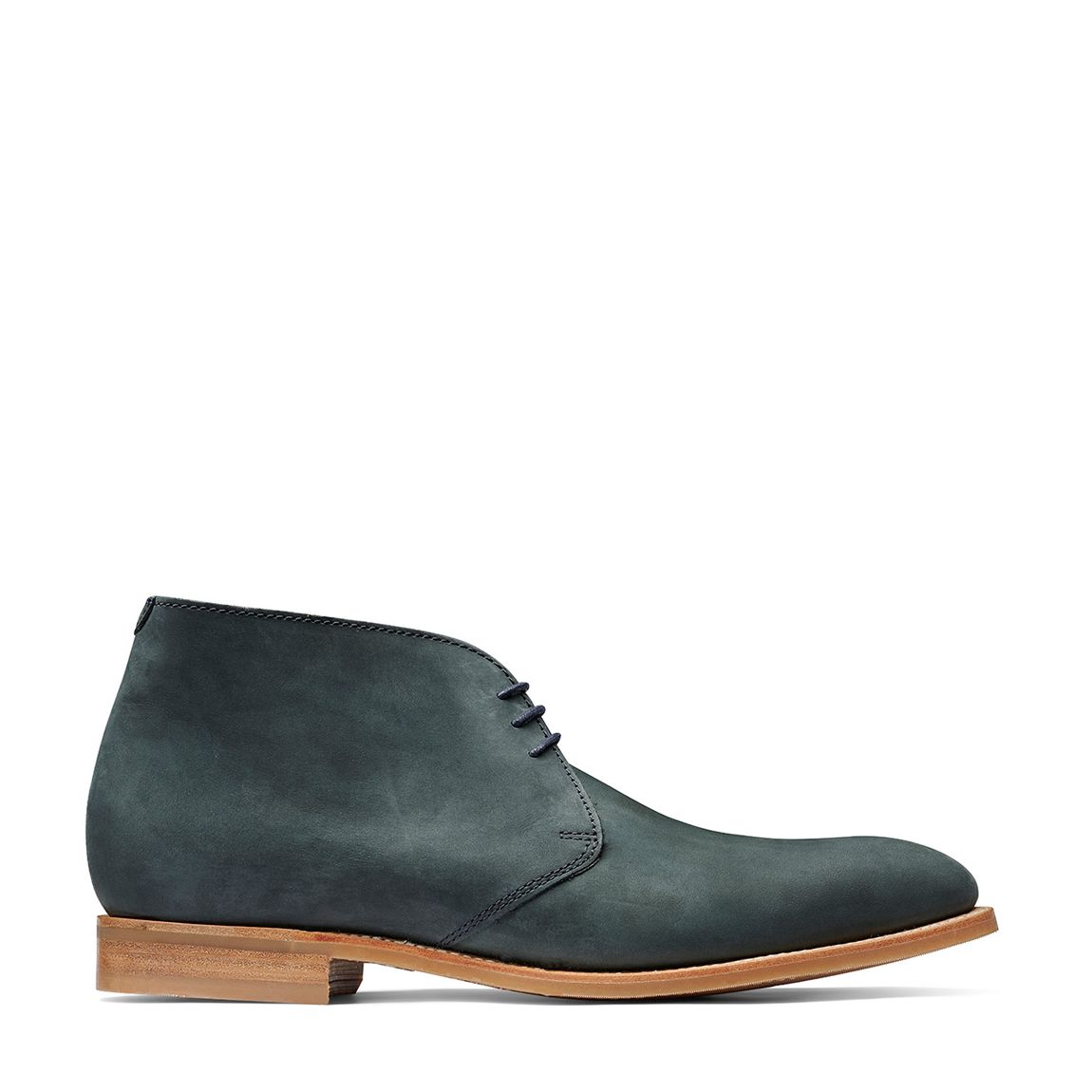 Navy Burwick Nubuck Chukka Boot main product photo