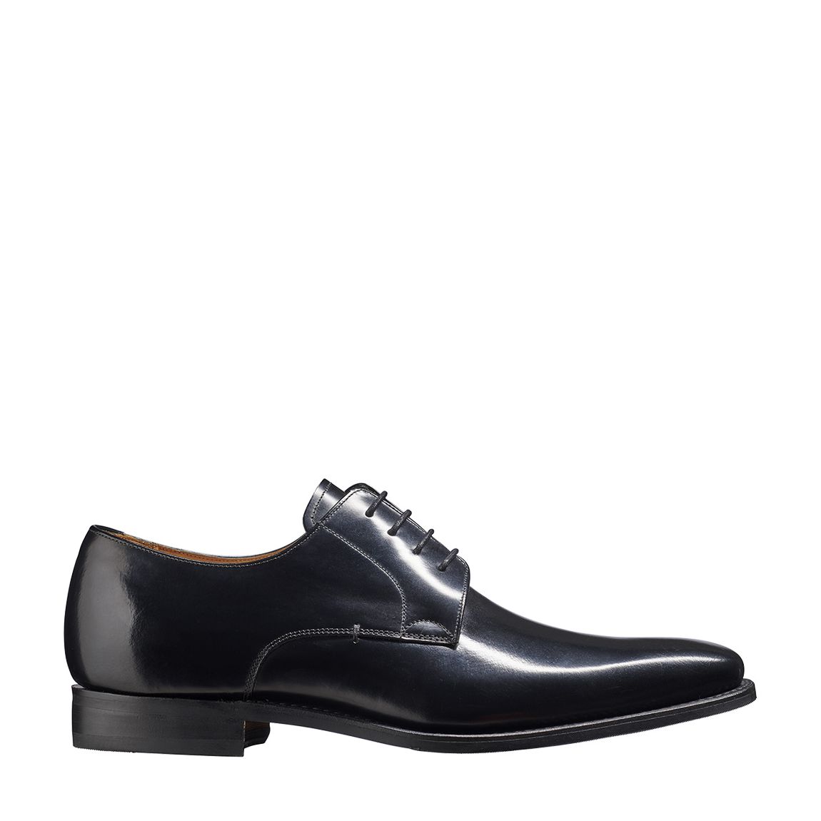 Black Hi Shine Leather Lyle Derby main product photo