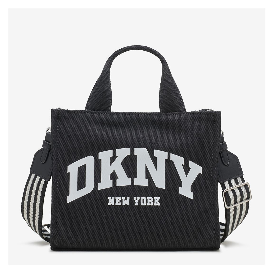 Black and Silver Hadlee Small Tote Bag main product photo