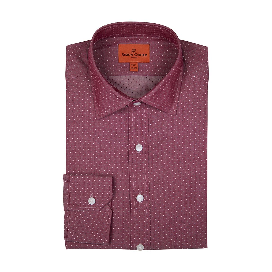 Red Polka Dot Cotton Shirt main product photo