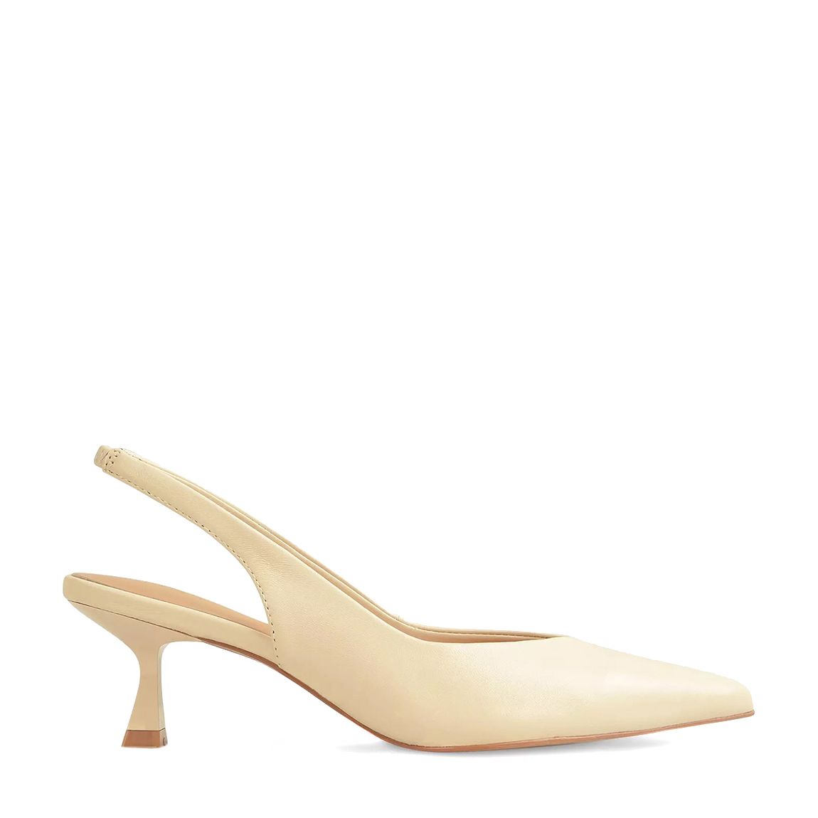 Ecru Slingback Kitten Heel main product photo