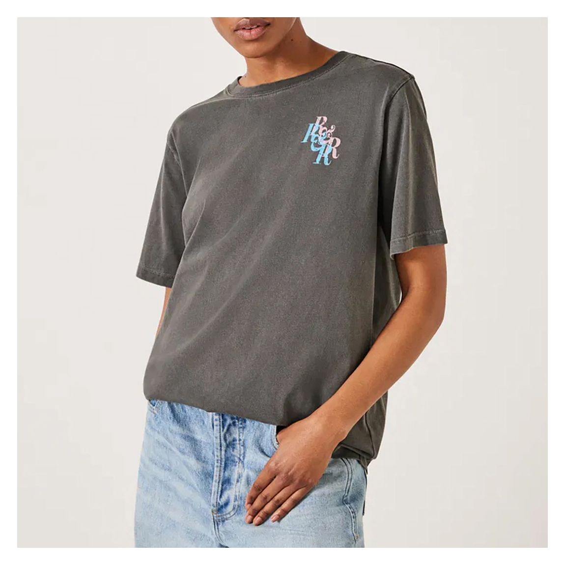 Washed Grey Graphic T-Shirt main product photo