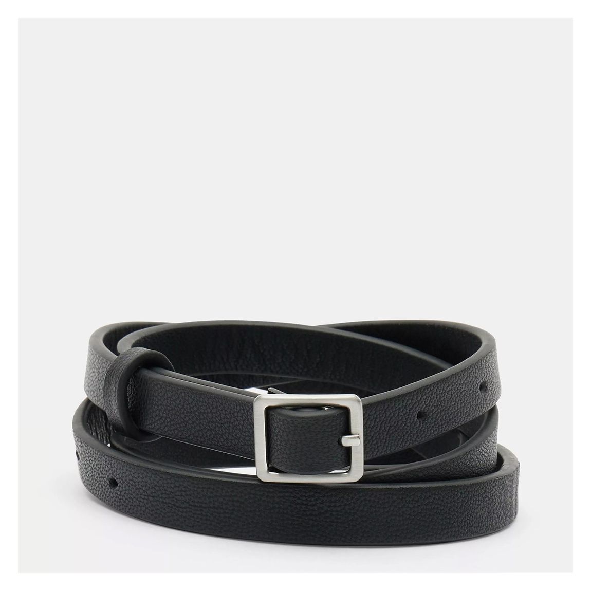 Black Super Skinny Belt main product photo