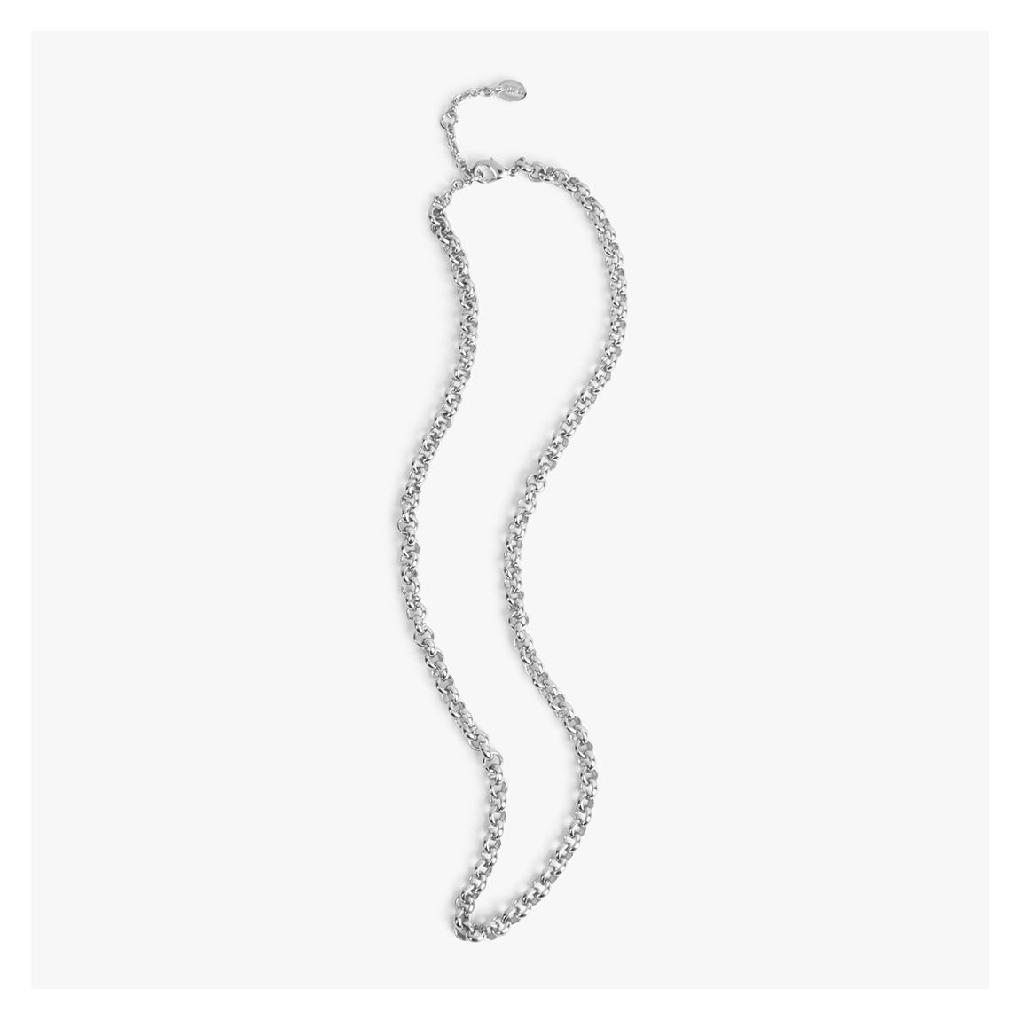 Silver Rolo Chain Necklace main product photo