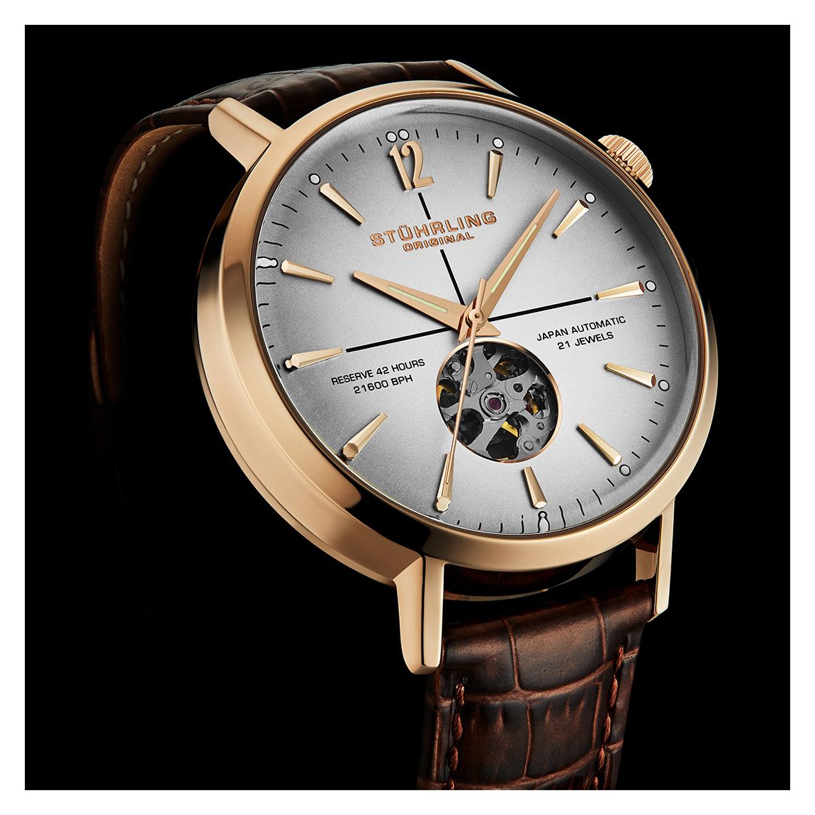 Black Men's Automatic Watch 44mm main product photo