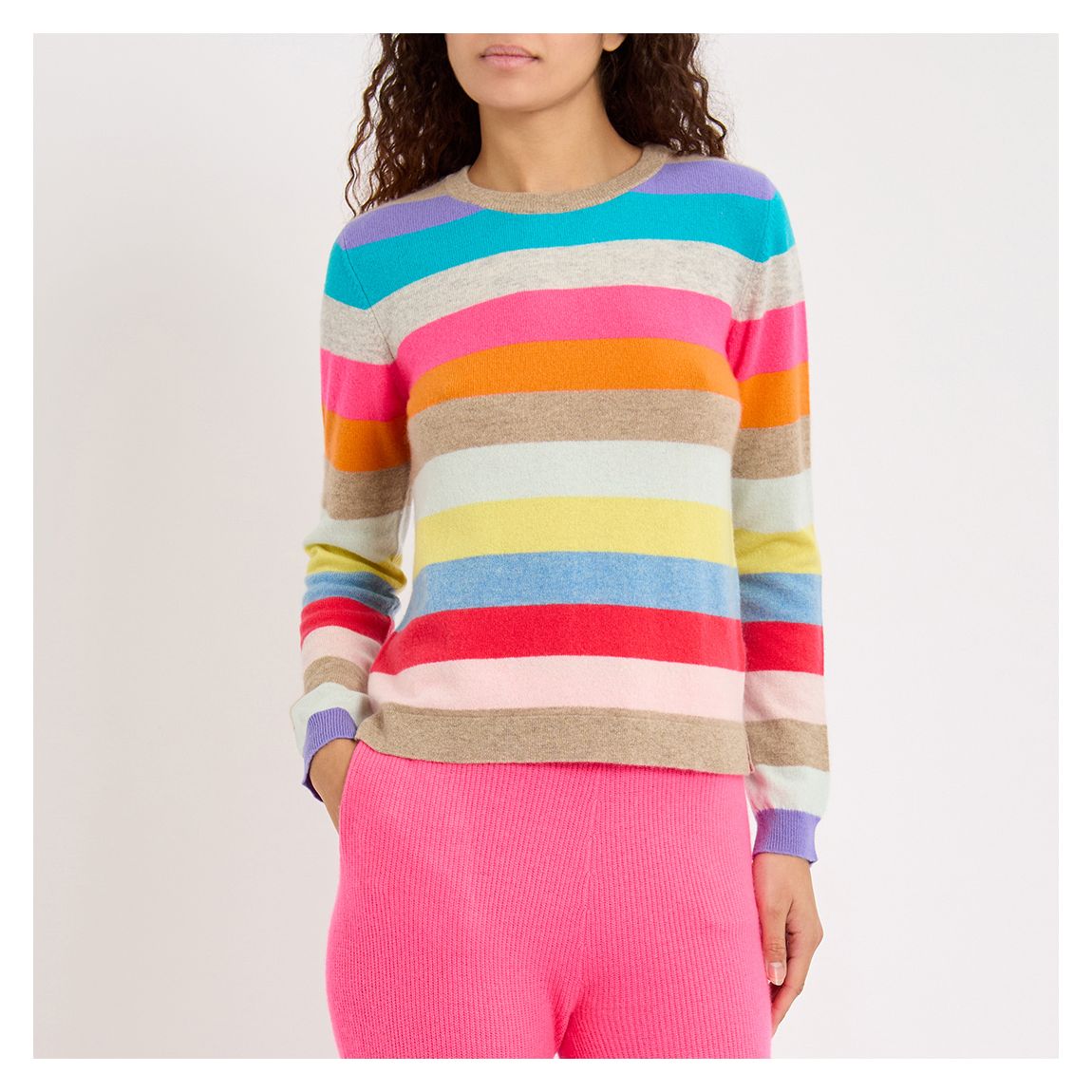 Multi Striped Cashmere Jumper main product photo