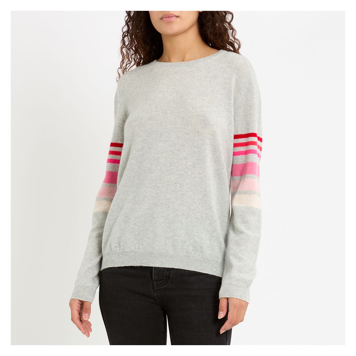 Navy/Ecru Cashmere Jumper main product photo