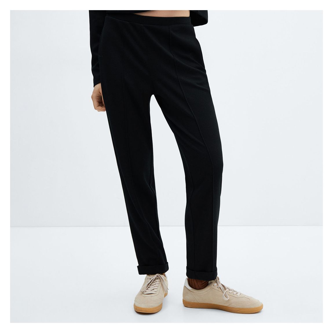 Black Low Rise Joggers main product photo