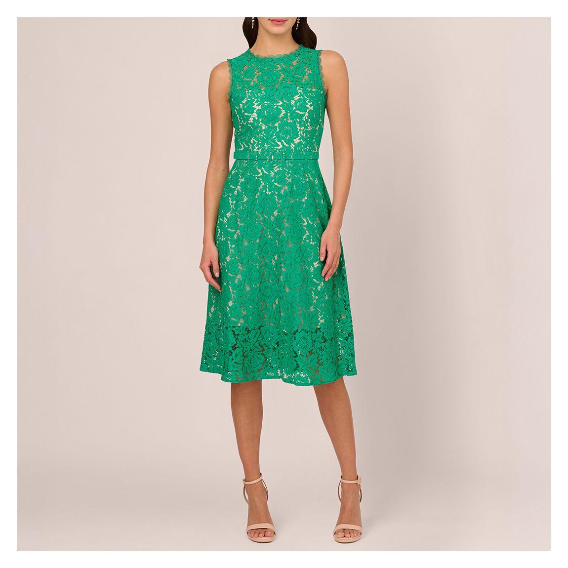 Green Floral Dress main product photo