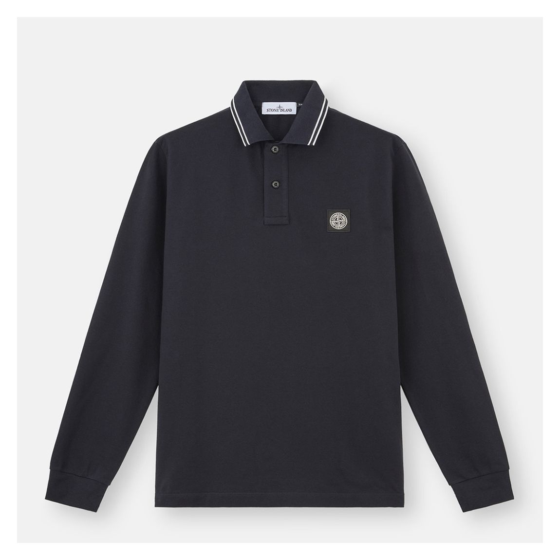 Navy Organic Cotton Polo Shirt main product photo