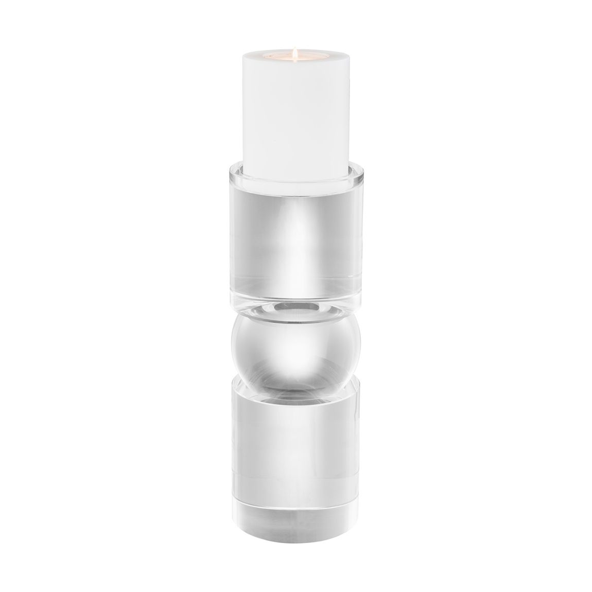 Earls Court Candle Holder, Large, Crystal main product photo