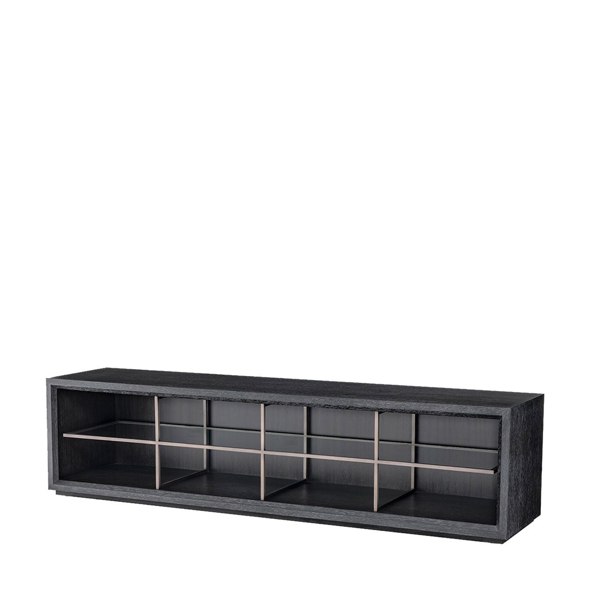 Hennessey Tv Cabinet Large, Charcoal Grey Oak Veneer main product photo