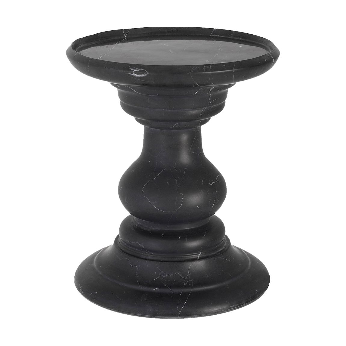 Melody Side Table, Black Marble main product photo