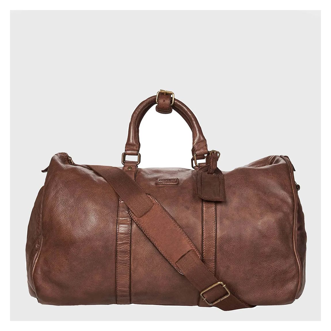 Brown Leather Hazelden Weekender main product photo