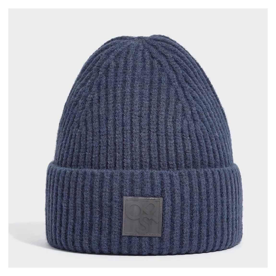 Navy Ribbed Beanie main product photo
