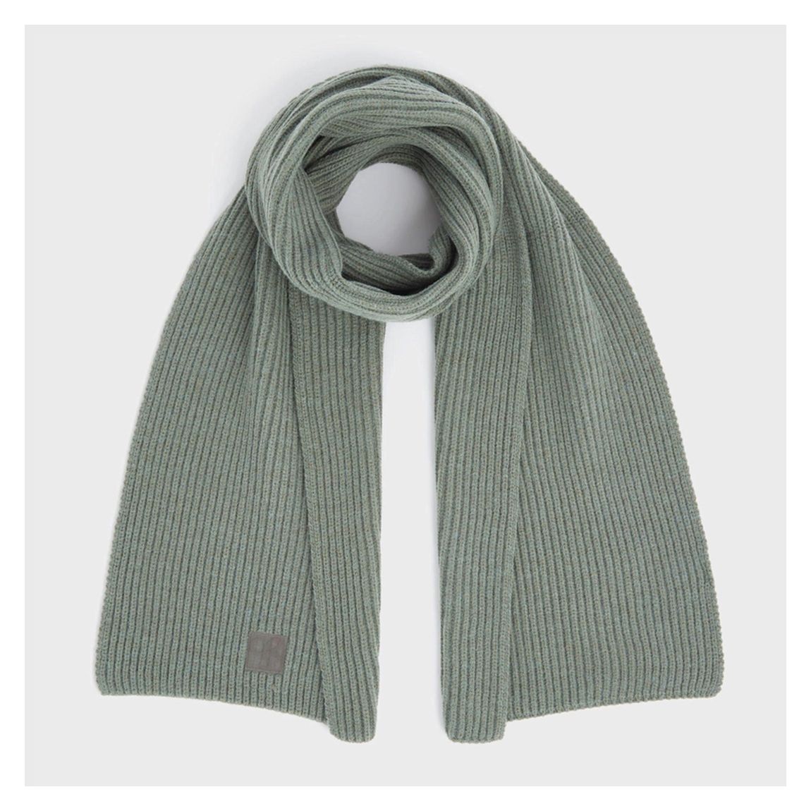 Khaki Ribbed Scarf main product photo