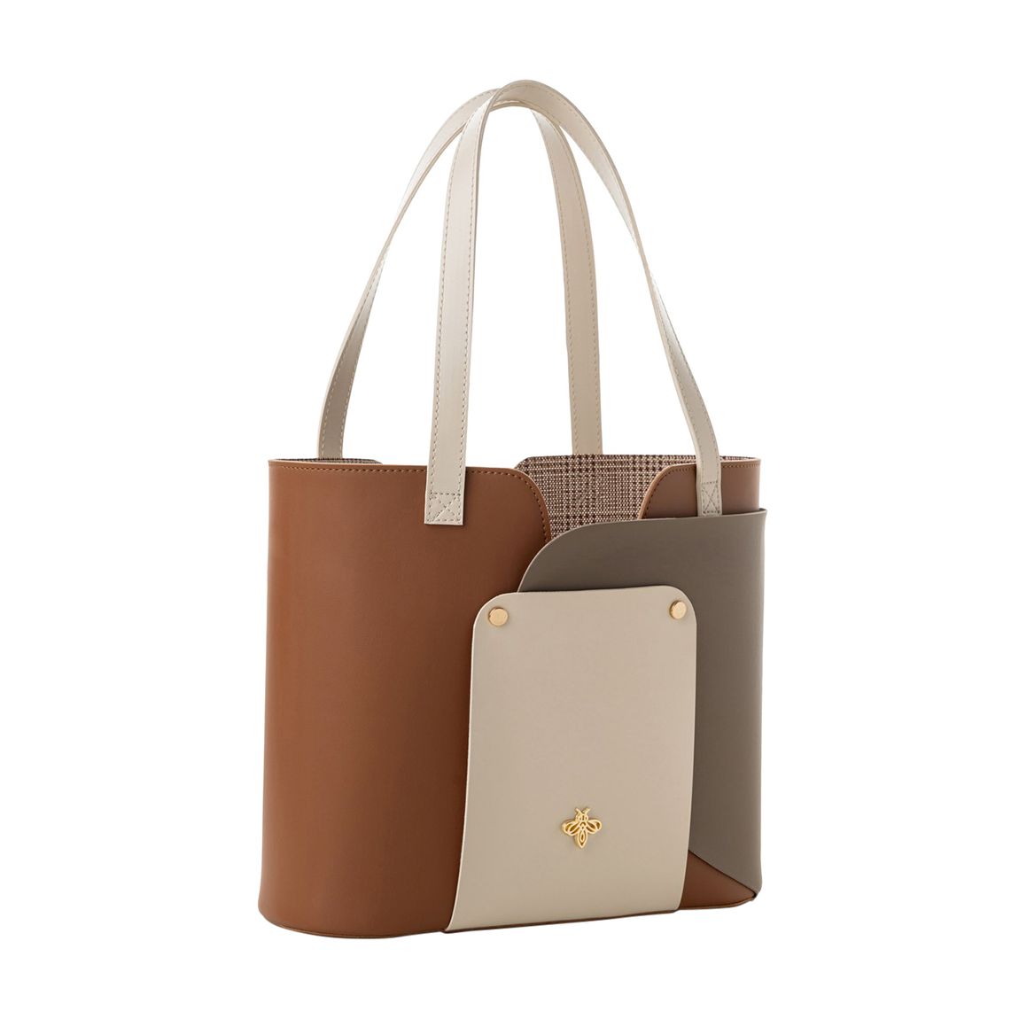 Tan And Mink Tote Bag main product photo