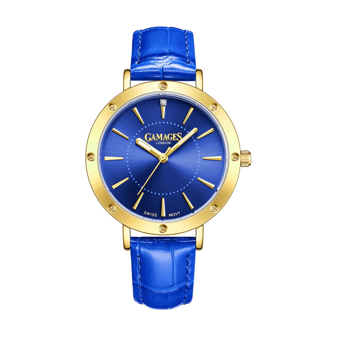 Blue Gamages Of London Ladies Distinguished Diamond 38mm main product photo