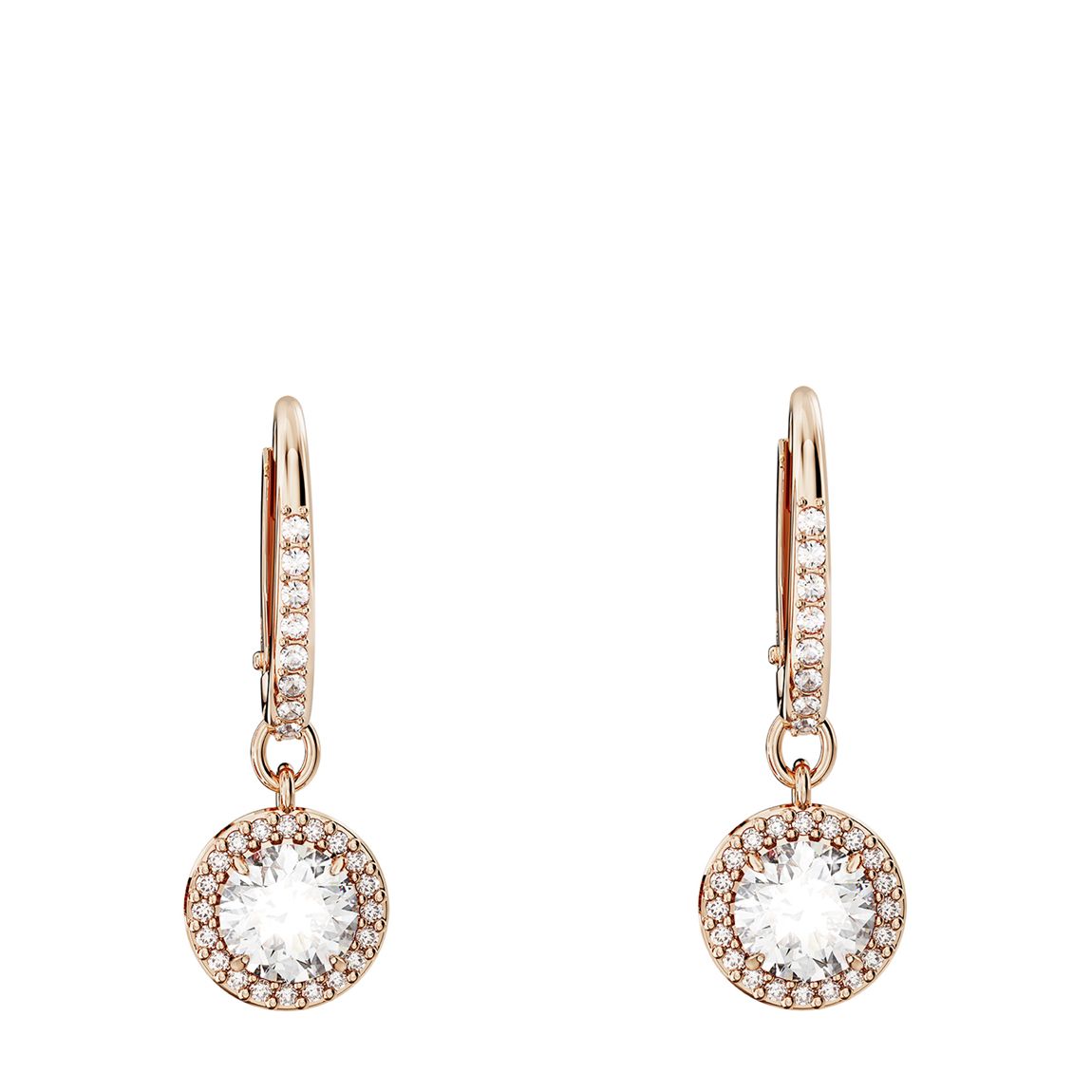Rose Gold Una Drop Earrings main product photo