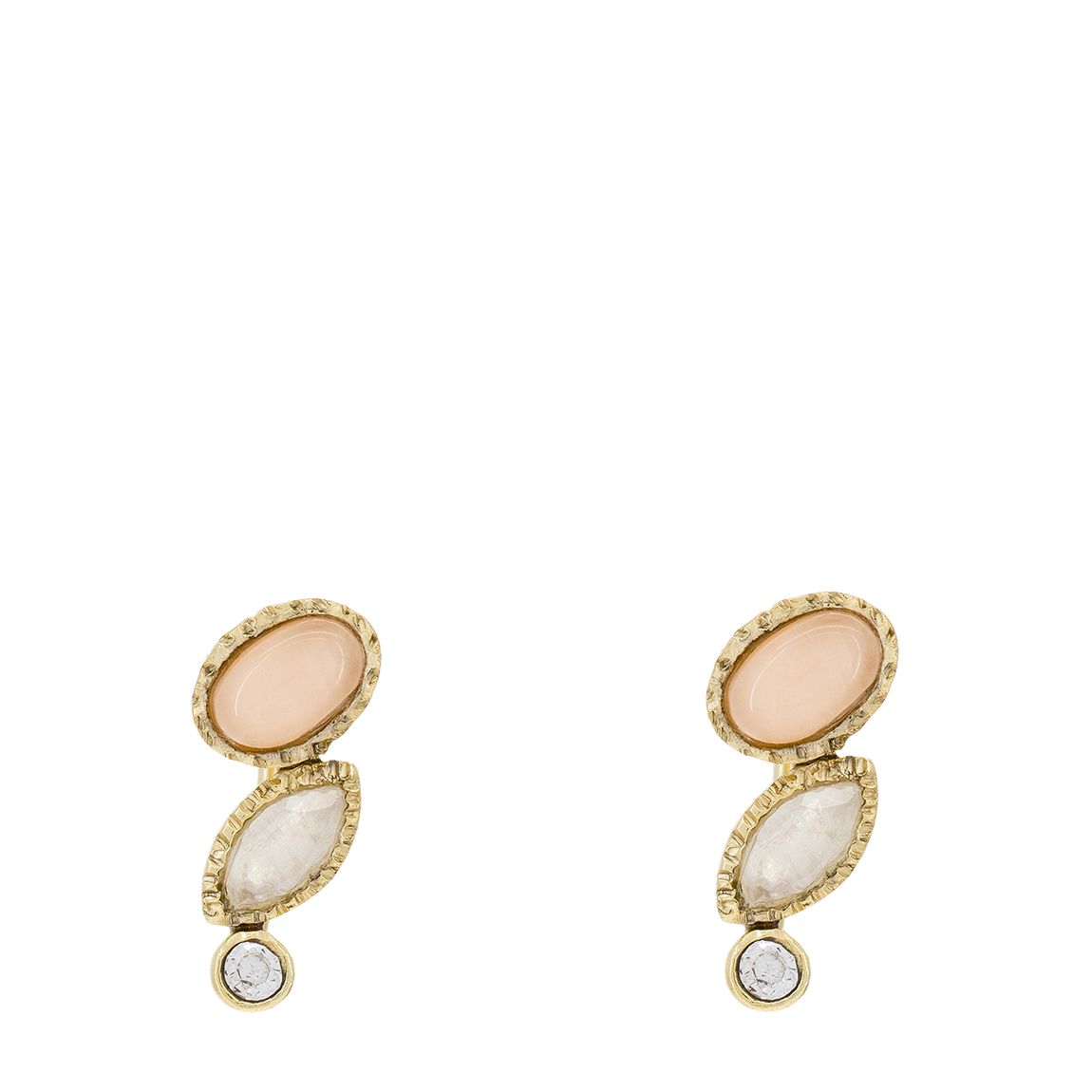 Orange Moonstone Adriana Earrings main product photo