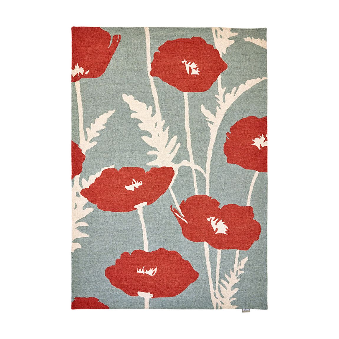 Poppy Pop 124800 120x180 Rug, Sage/Poppy main product photo