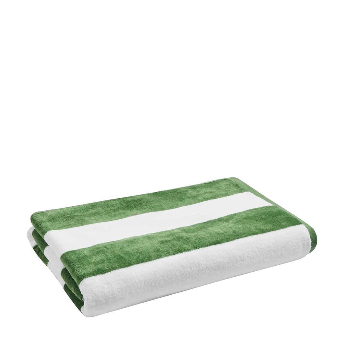 Cabana Striped Beach Towel, Olive main product photo