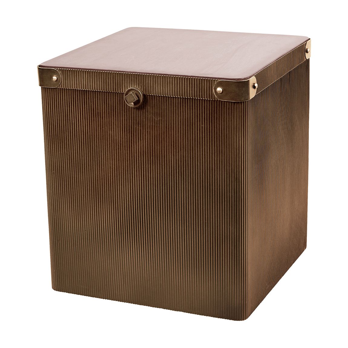 Hunter Corrugated Gold Coffee Table Small main product photo
