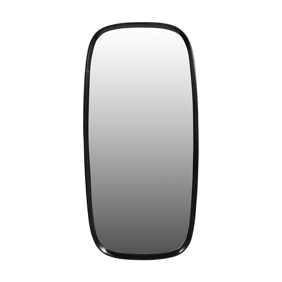 Lloyd Dark Graphite Textured Aluminium Mirror Slim main product photo
