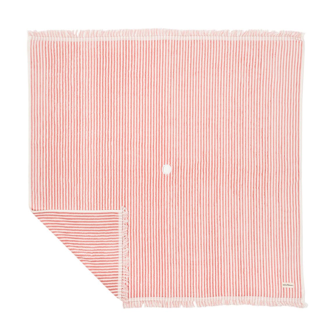 Laurens Pink Stripe Beach Blanket main product photo