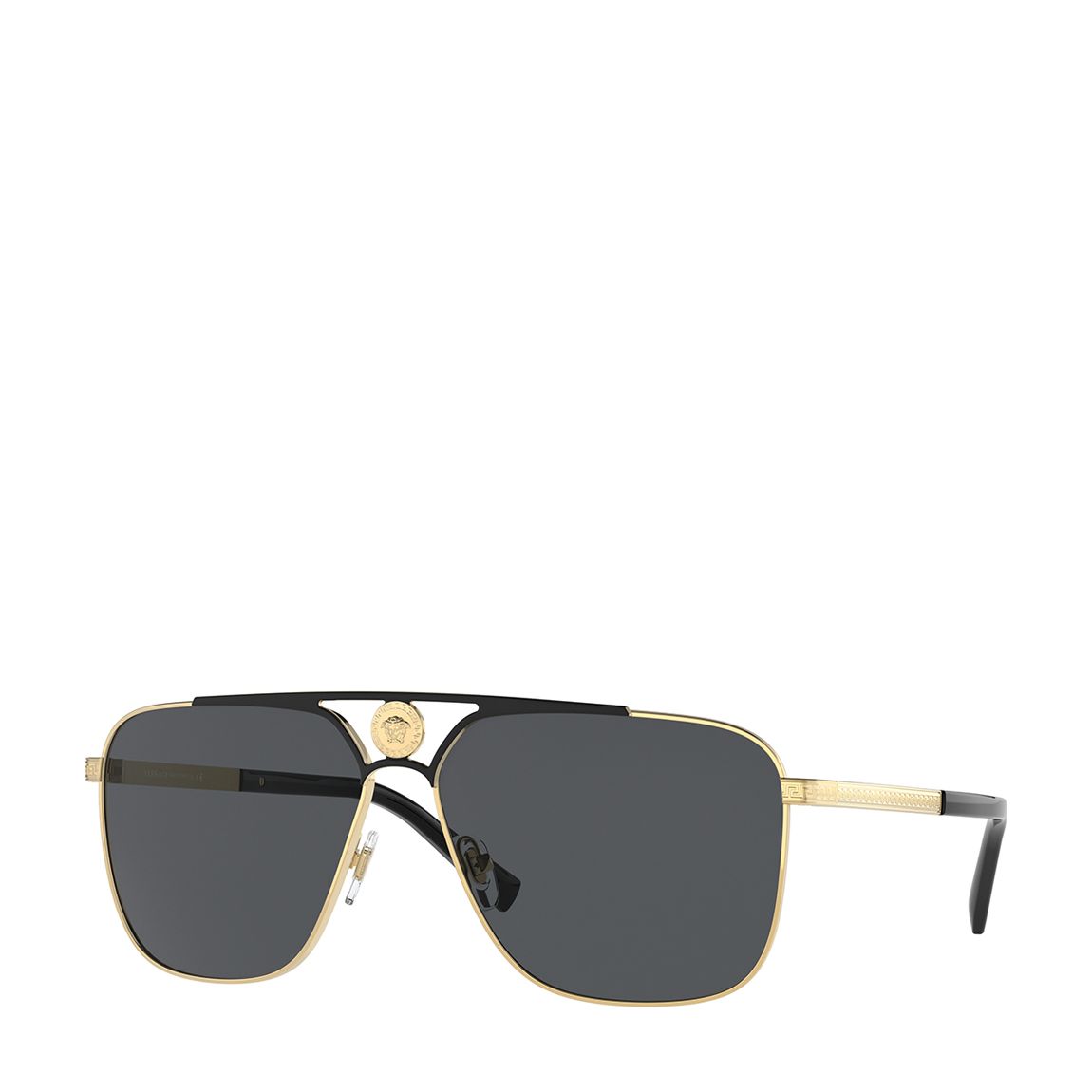 Versace Men's 61mm Gold/Matte Black Sunglasses VE2238-143687-61 main product photo