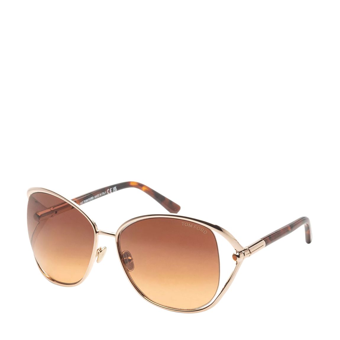Tom Ford Women's Marta 62mm Shiny Palladium Sunglasses main product photo