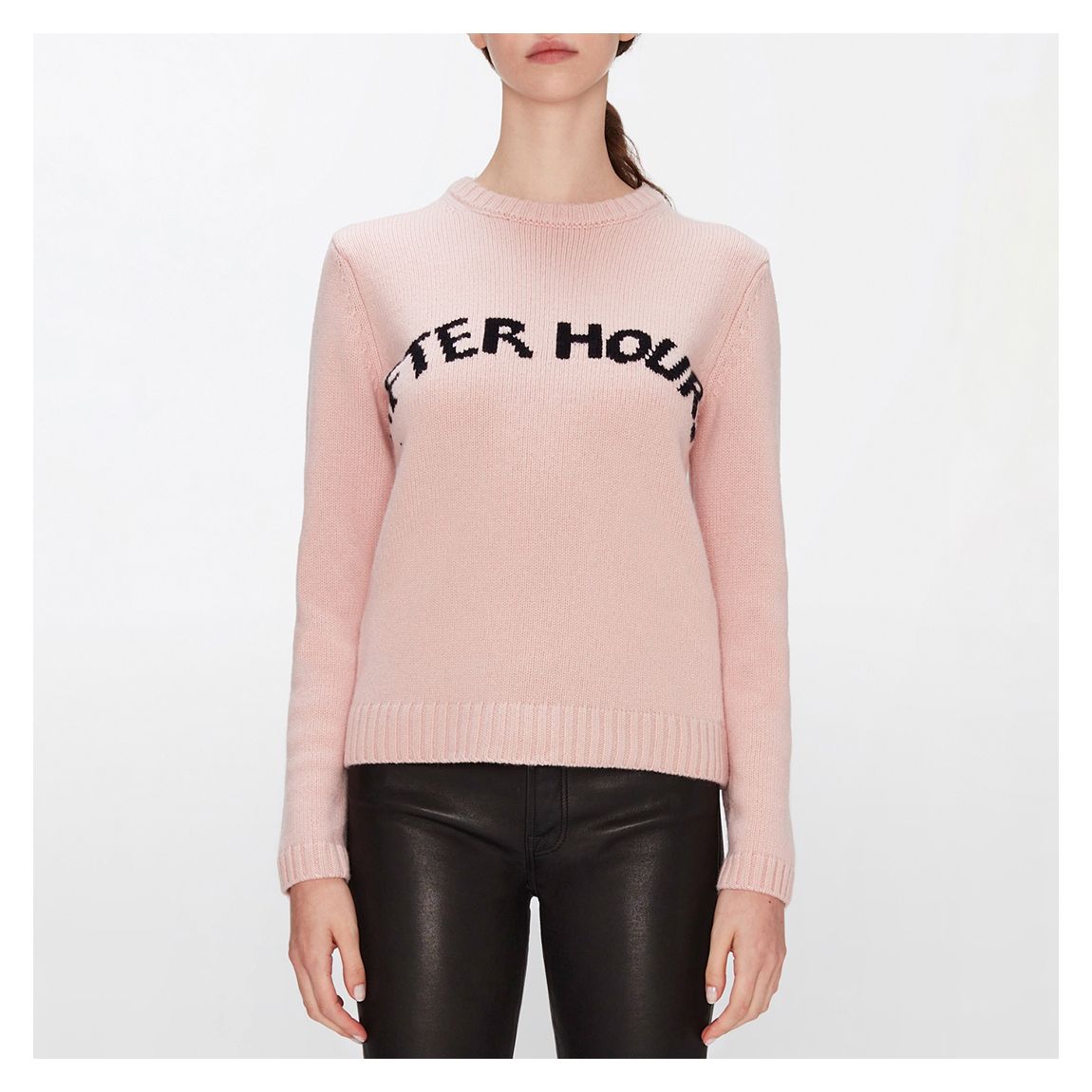 Pink Slogan Wool Jumper main product photo