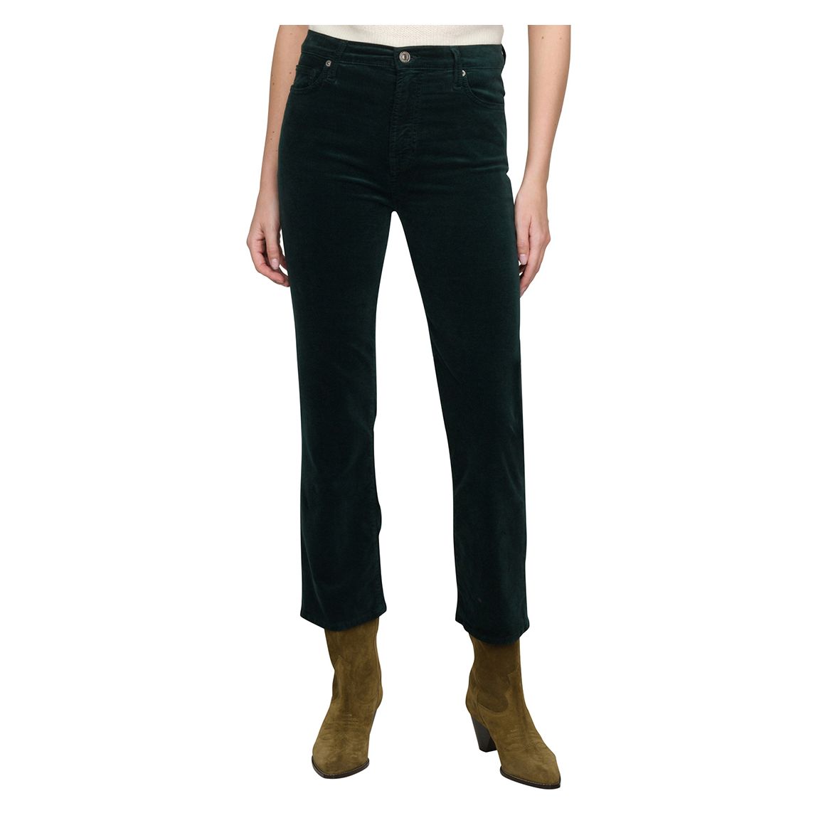 Black Velvet Slim Kick Stretch Jeans main product photo