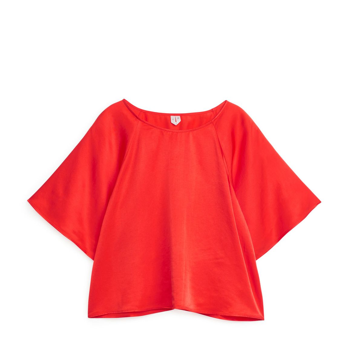 Orange Satin Top main product photo