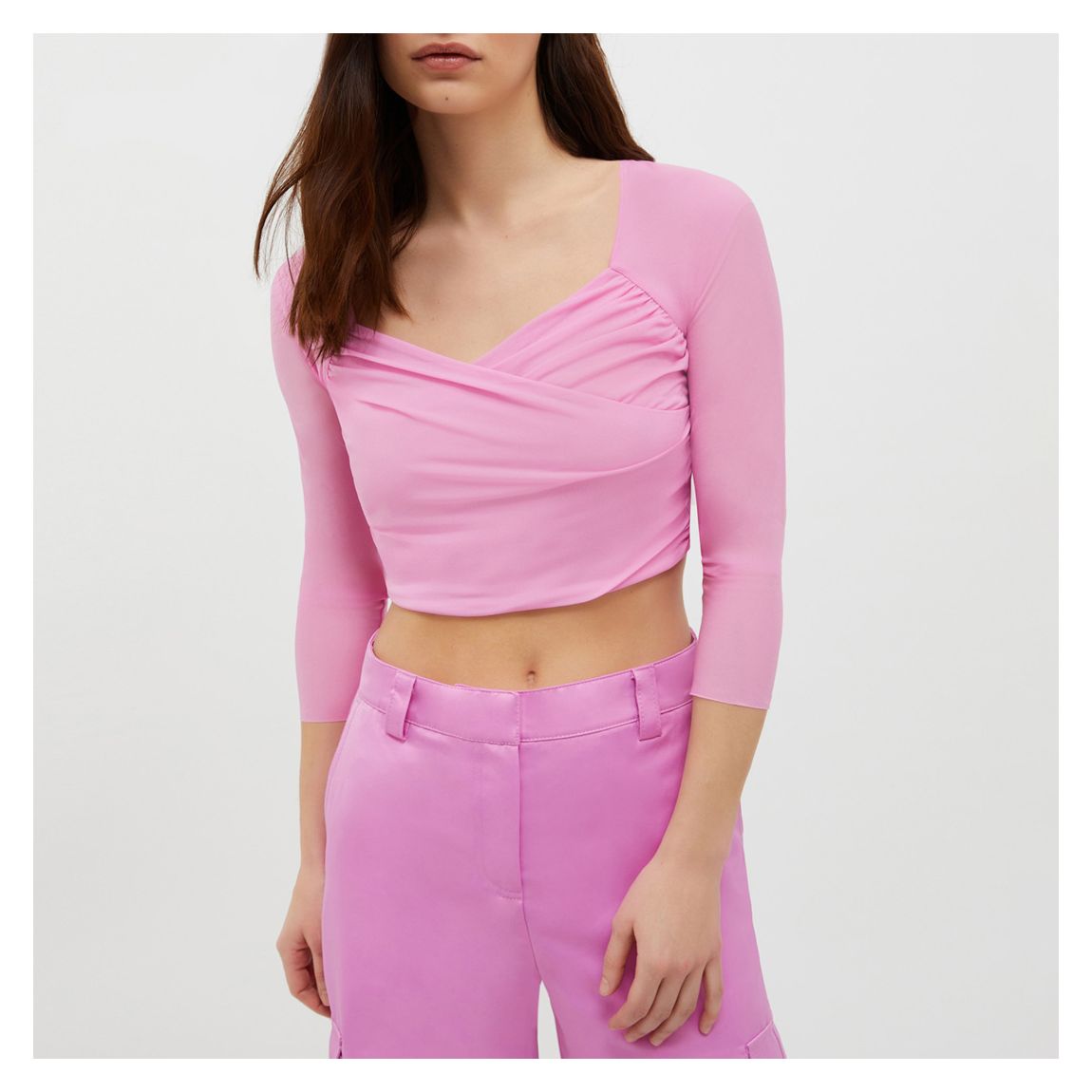 Pink Virginia Cropped Top main product photo