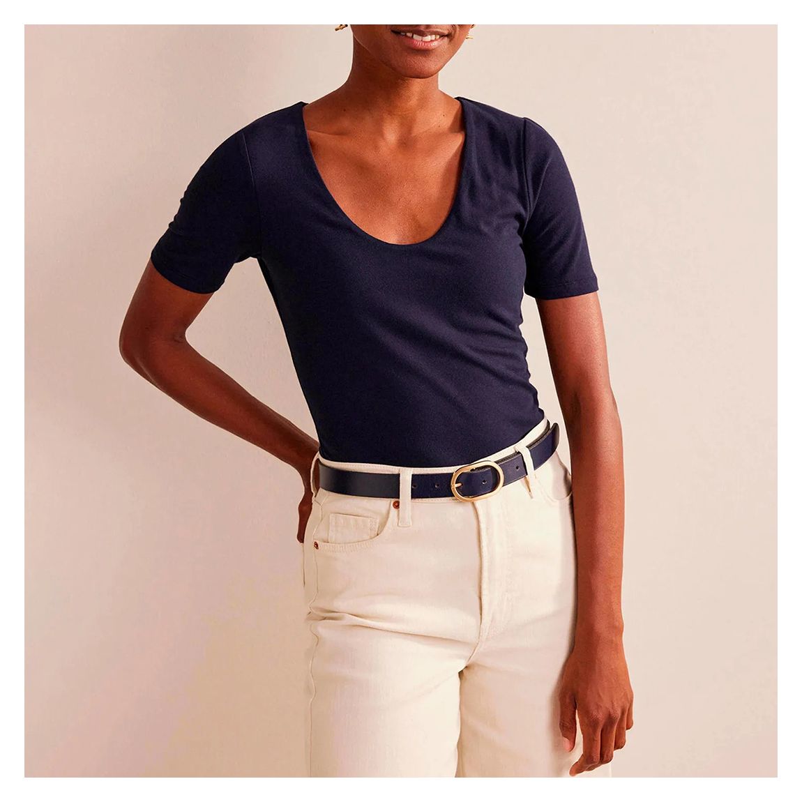 Navy Double Layer Top main product photo