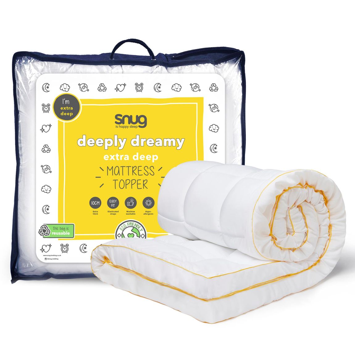 Snug Deeply Dreamy 10Cm Mattress Topper - King main product photo