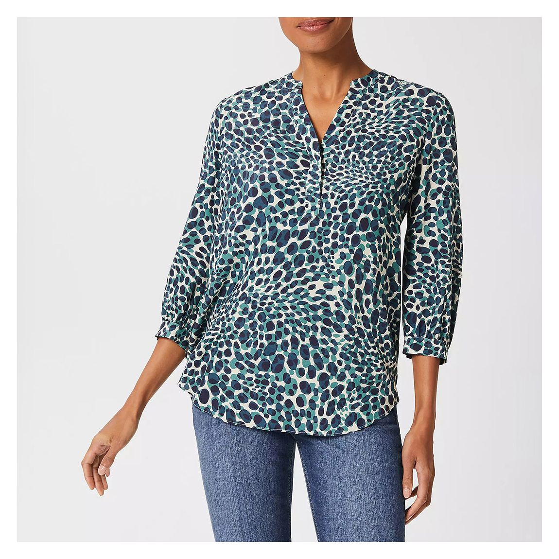 Blue Essie Printed Blouse main product photo