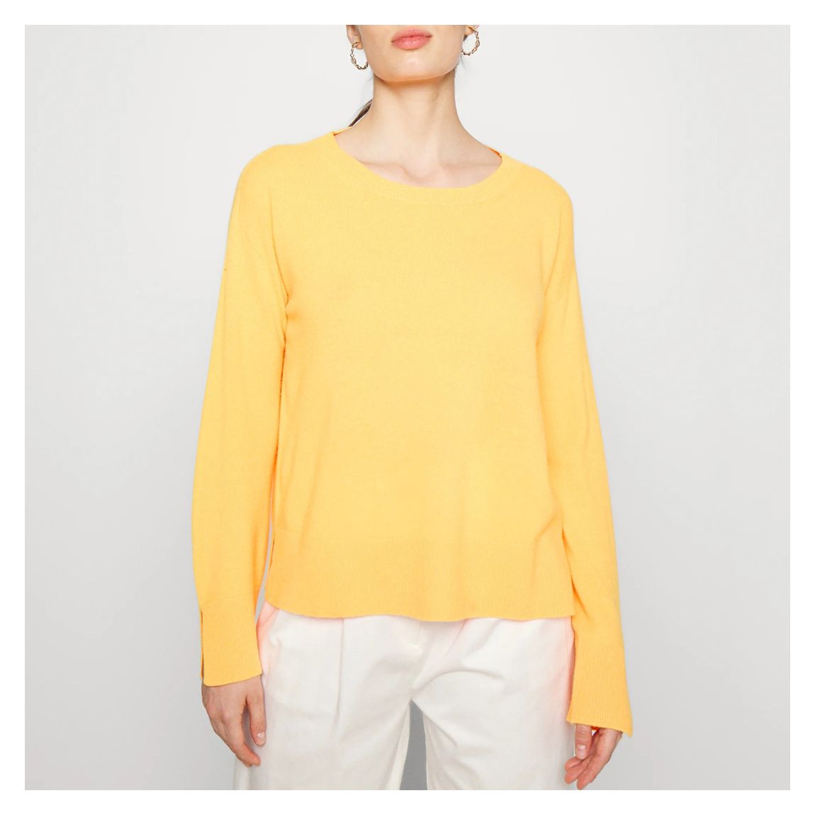 Yellow Sonia Cashmere Blend Jumper main product photo