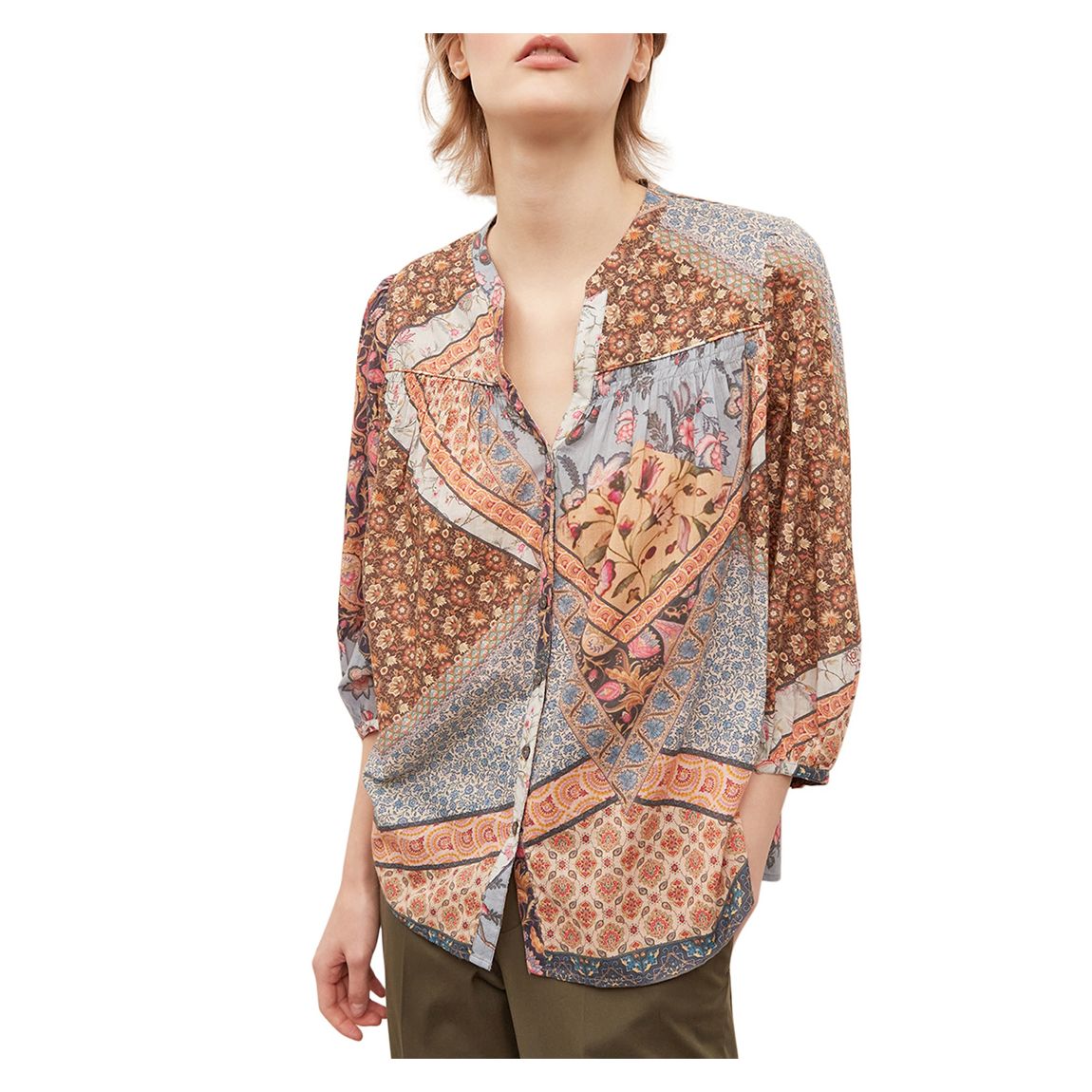 Multi Nubia Cotton Printed Blouse main product photo