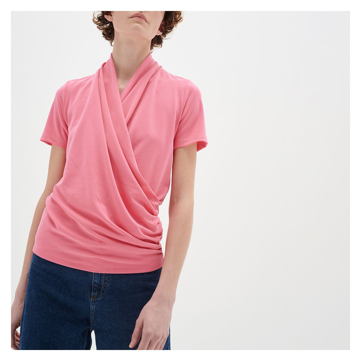 Pink Alano Wrap Blouse main product photo
