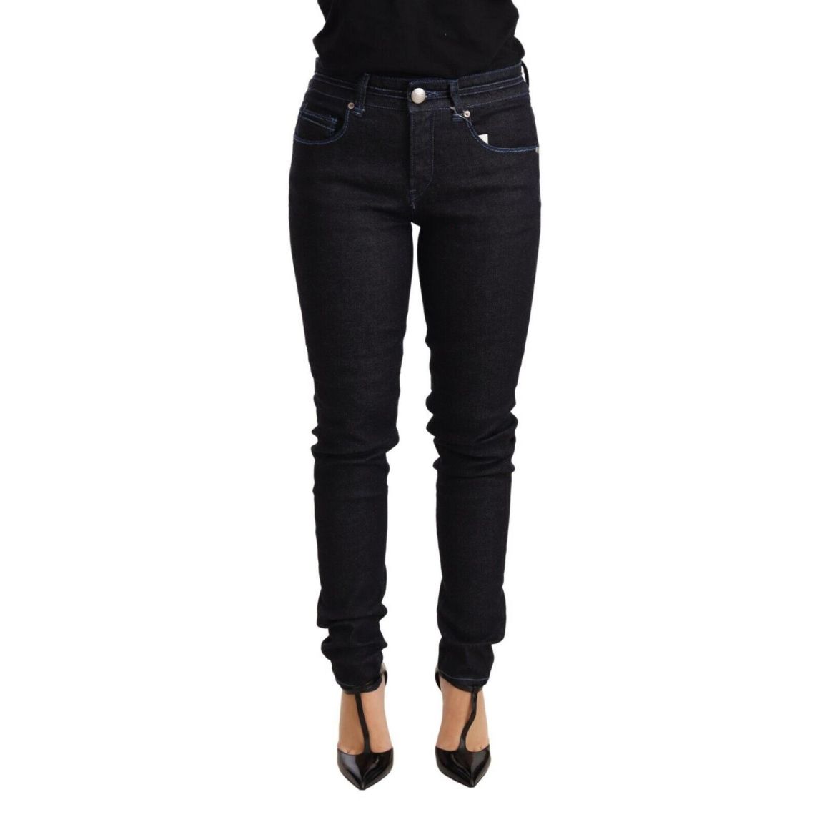 Acht Skinny Jeans Dark Wash Wo - Blue Jeans main product photo