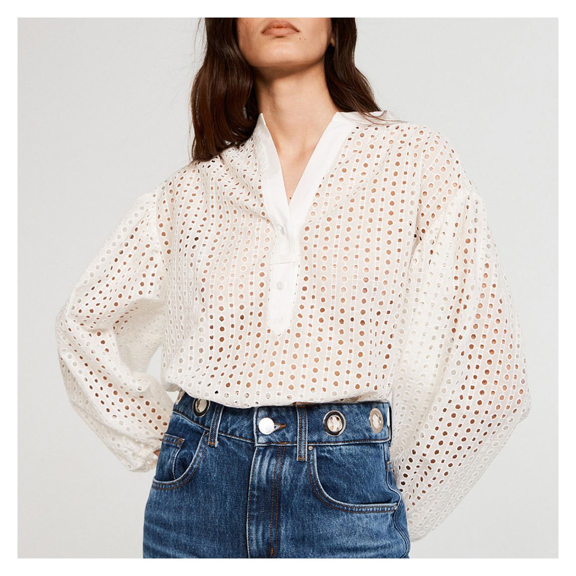 Ecru Barth Cotton Top main product photo