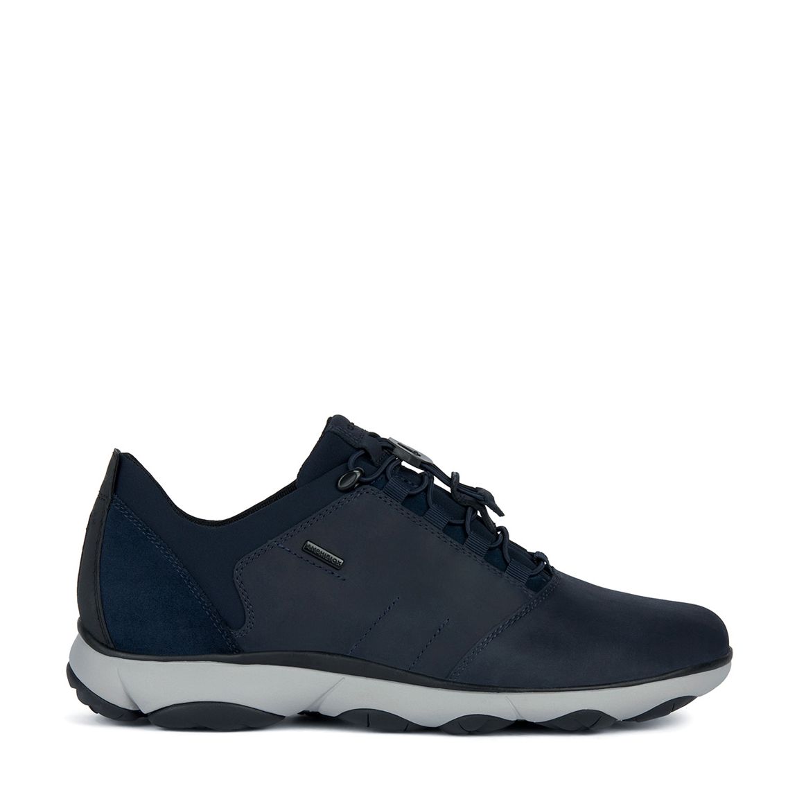 Navy Nebula Leather Trainers main product photo