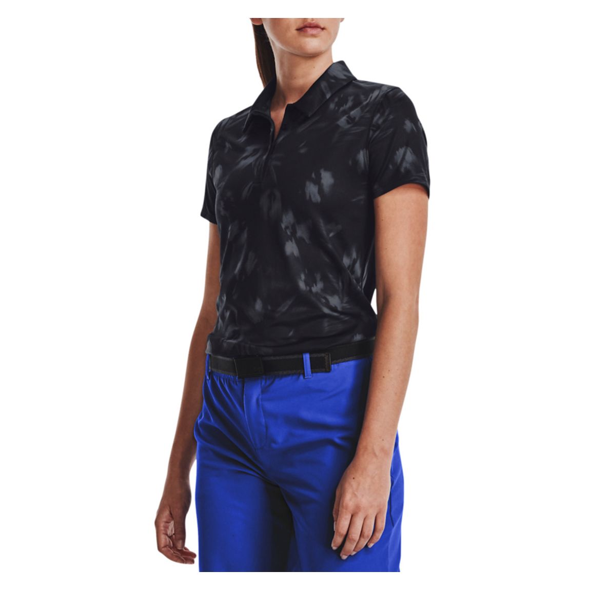 Black Zinger Sun Protect Stretch Polo Shirt main product photo