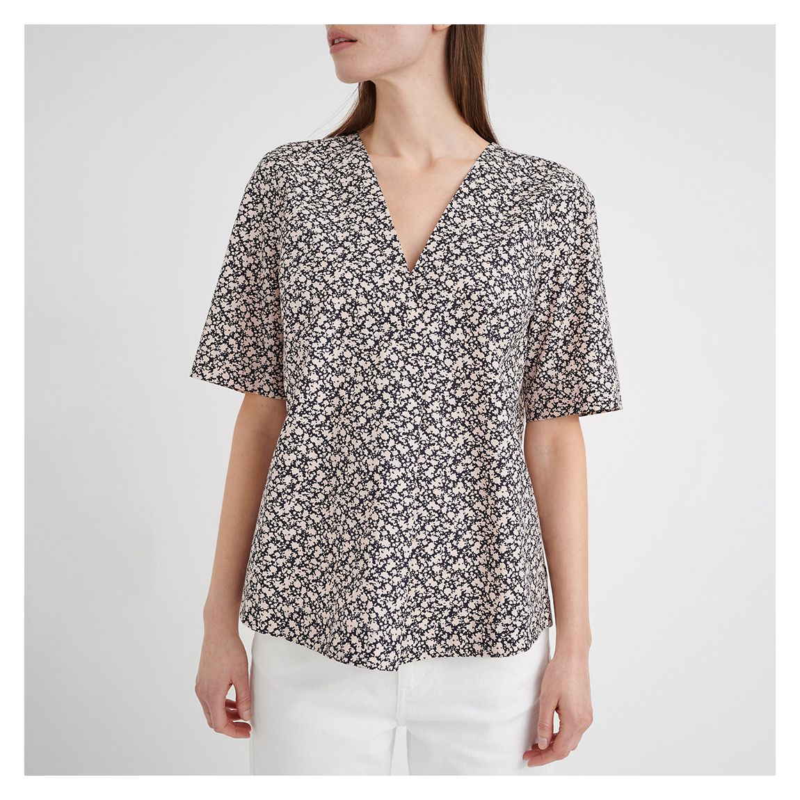 Multi Print Baliva Cotton Blouse main product photo