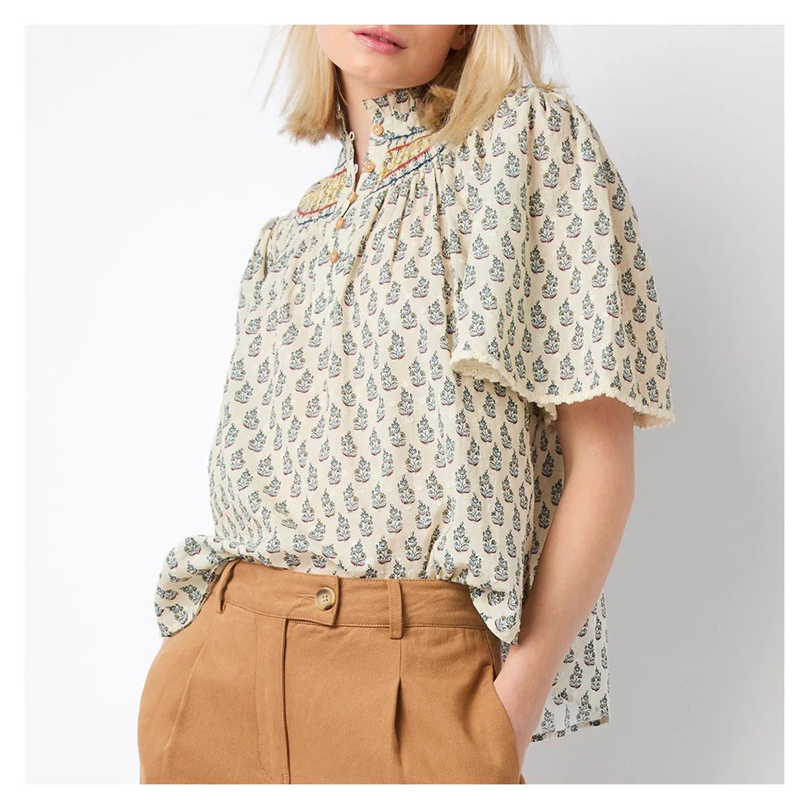 Multi Florentine Printed Blouse main product photo
