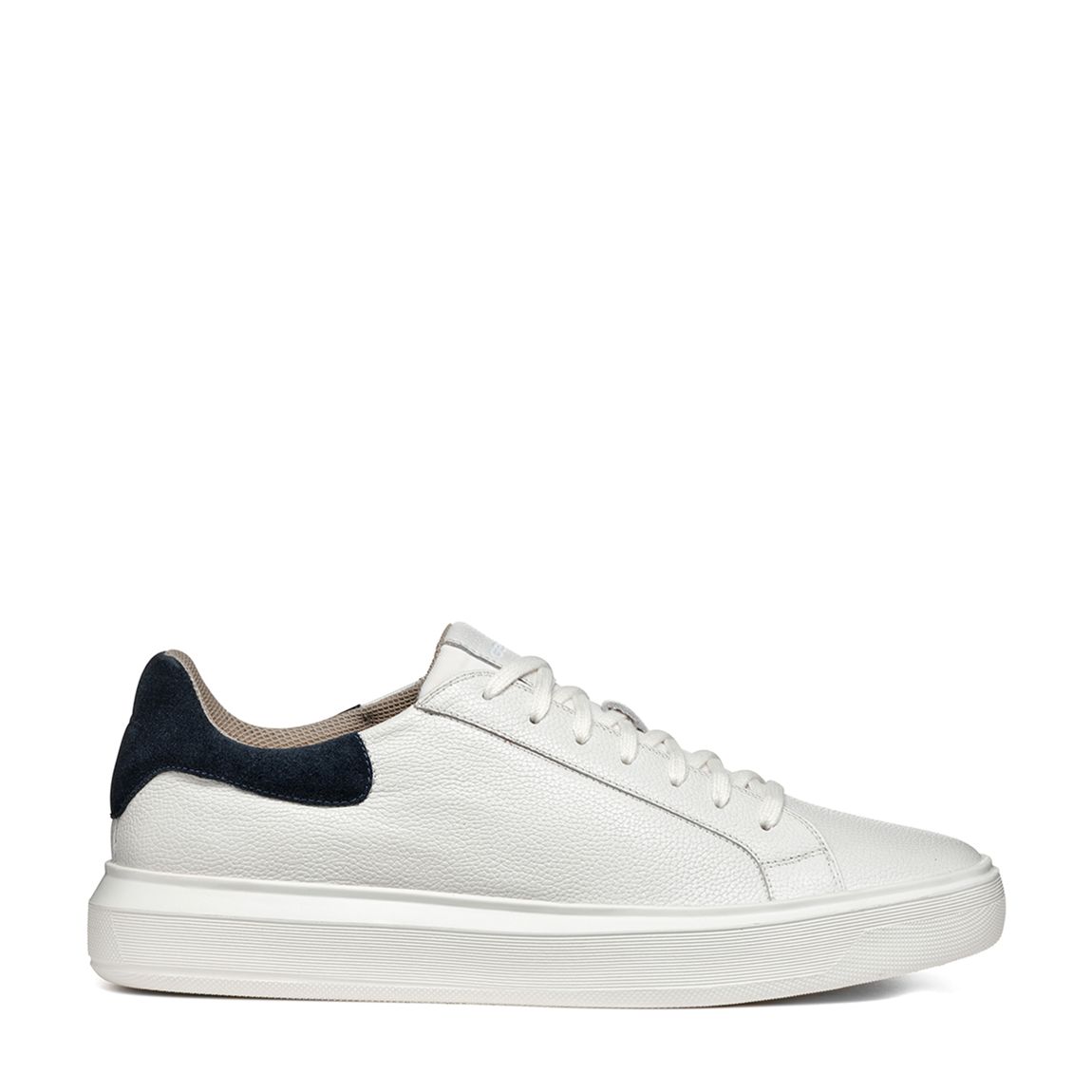 Mens White Leather Deiven Trainer main product photo