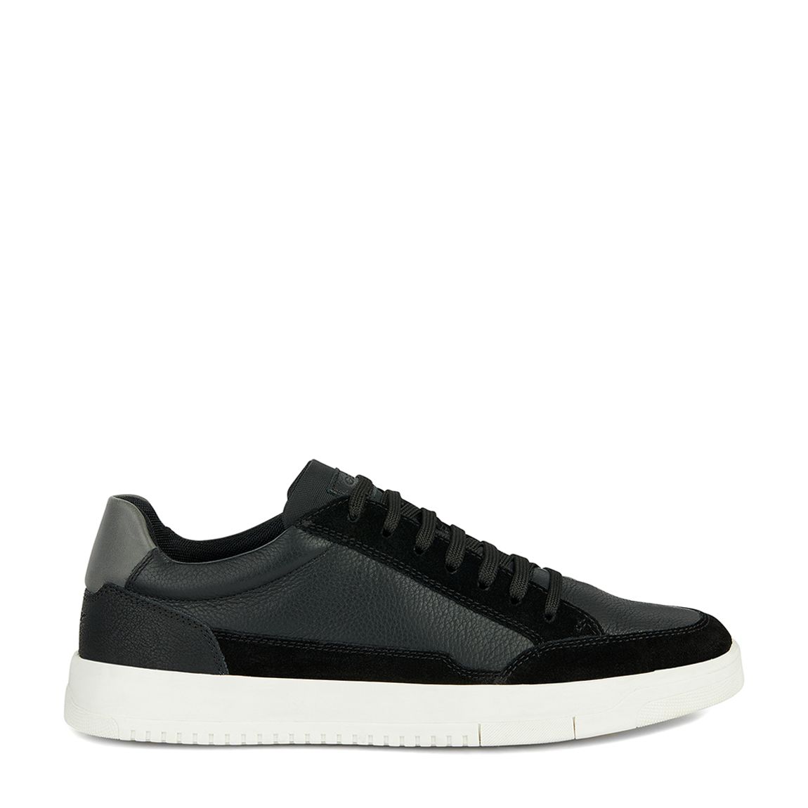 Mens Black Leather Segnale Trainer main product photo