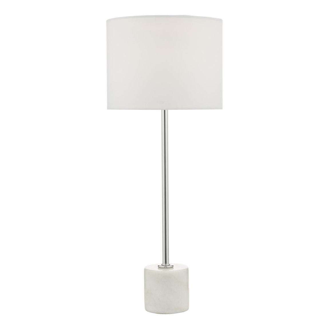 Misu Table Lamp Marble and Polished Chrome With Shade main product photo